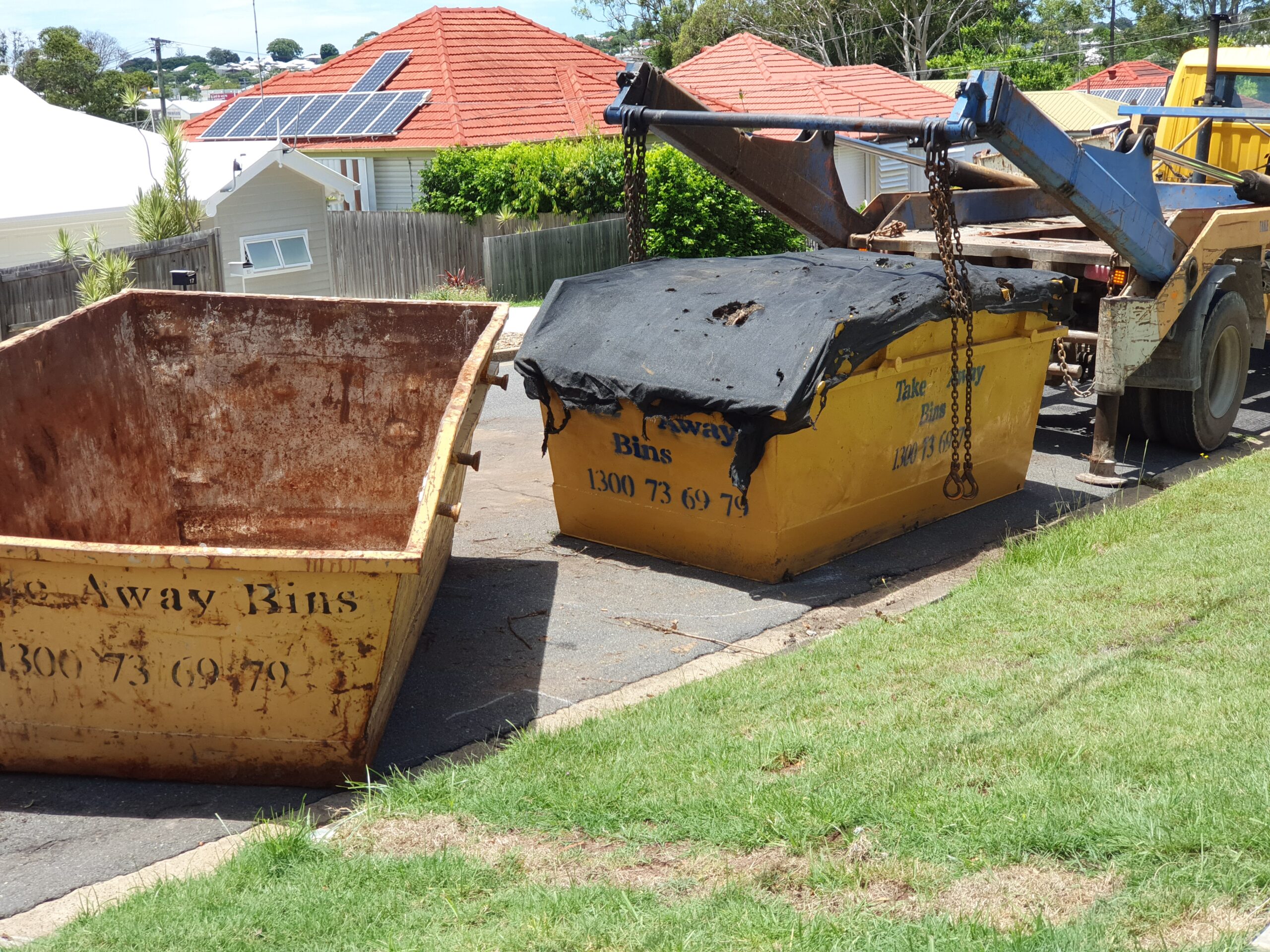 Skip bin hire Cleveland residential property waste removal service