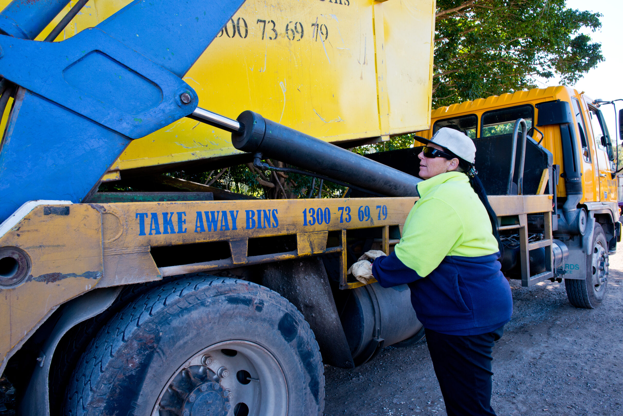 Skip bin delivery to a residential property in Colmslie